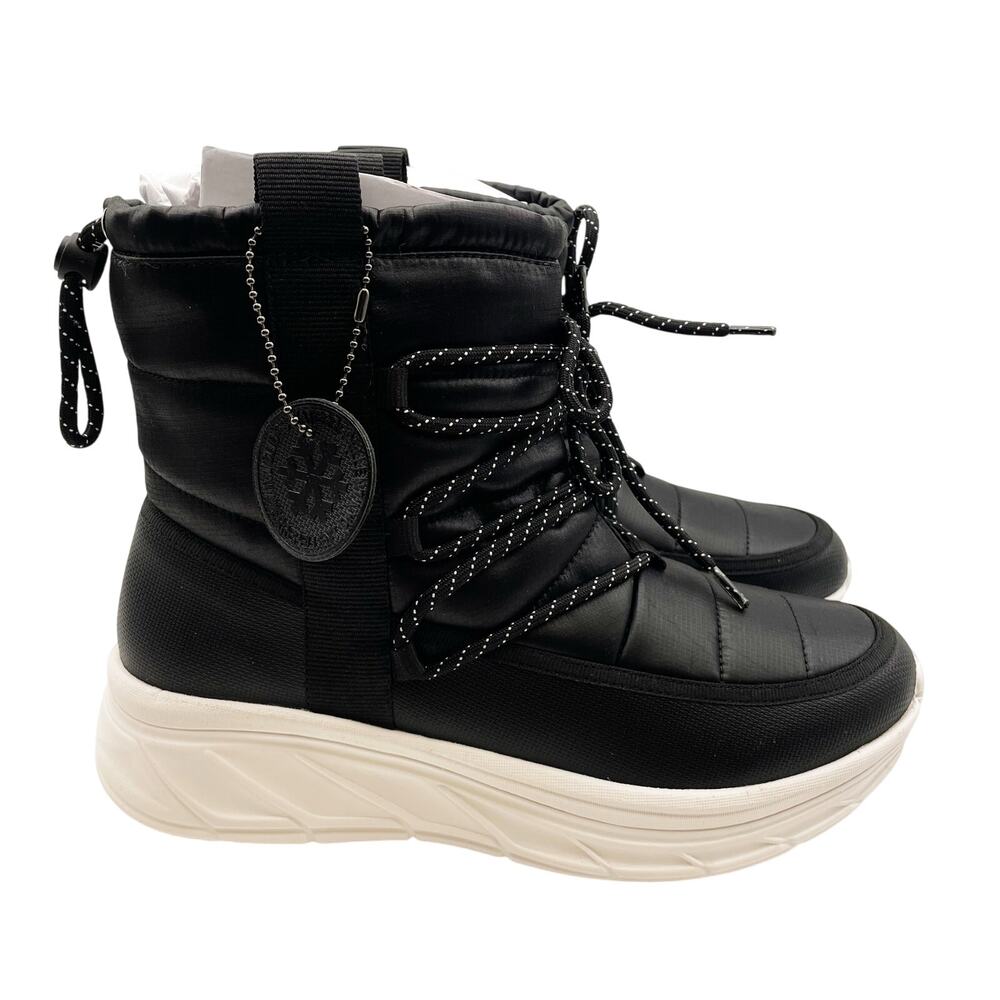 J/Slides Womens Nylon Will Boots Size 8 Black Outdoor Winter & Snow NIB - Picture 2 of 11